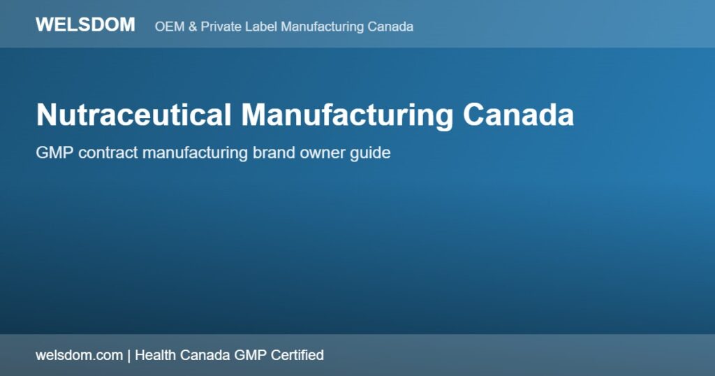 Supplement OEM Manufacturer in Ontario: What Local Brands Should Know 1 Sourcing a US-friendly manufacturer with a Canada-based network