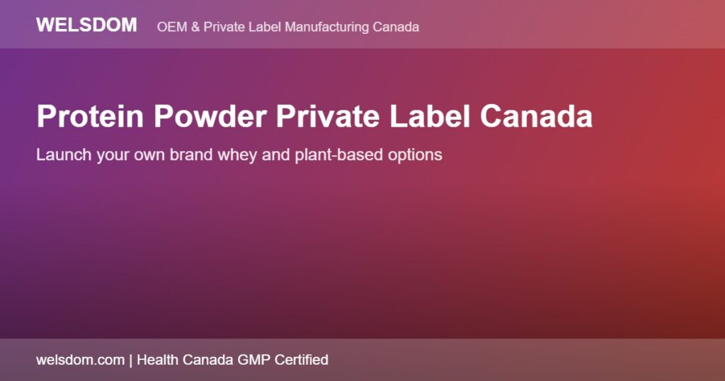 Liquid vs Powder Supplements: Which Is Better for Your Brand? 1 Protein powder private label Canada custom formulation brand launch - Welsdom
